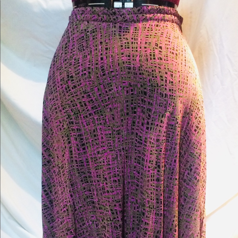 J.Jill M rayon reversible long skirt